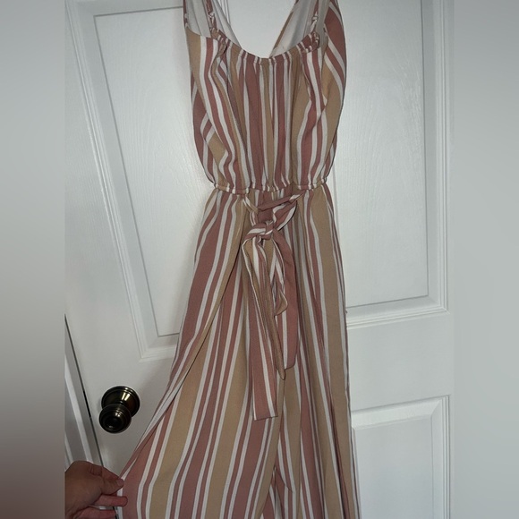 J For Justify Pink & Cream Jumpsuit - Picture 3 of 5